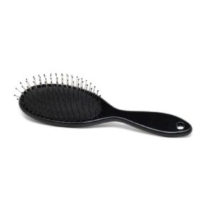 Black Envy Wigs brush against white background
