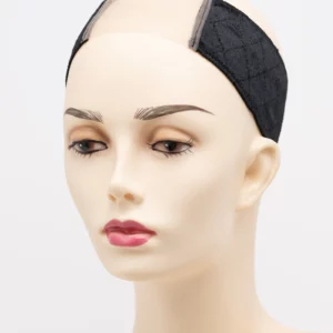 Velvet Grip with Lace Front, Black
